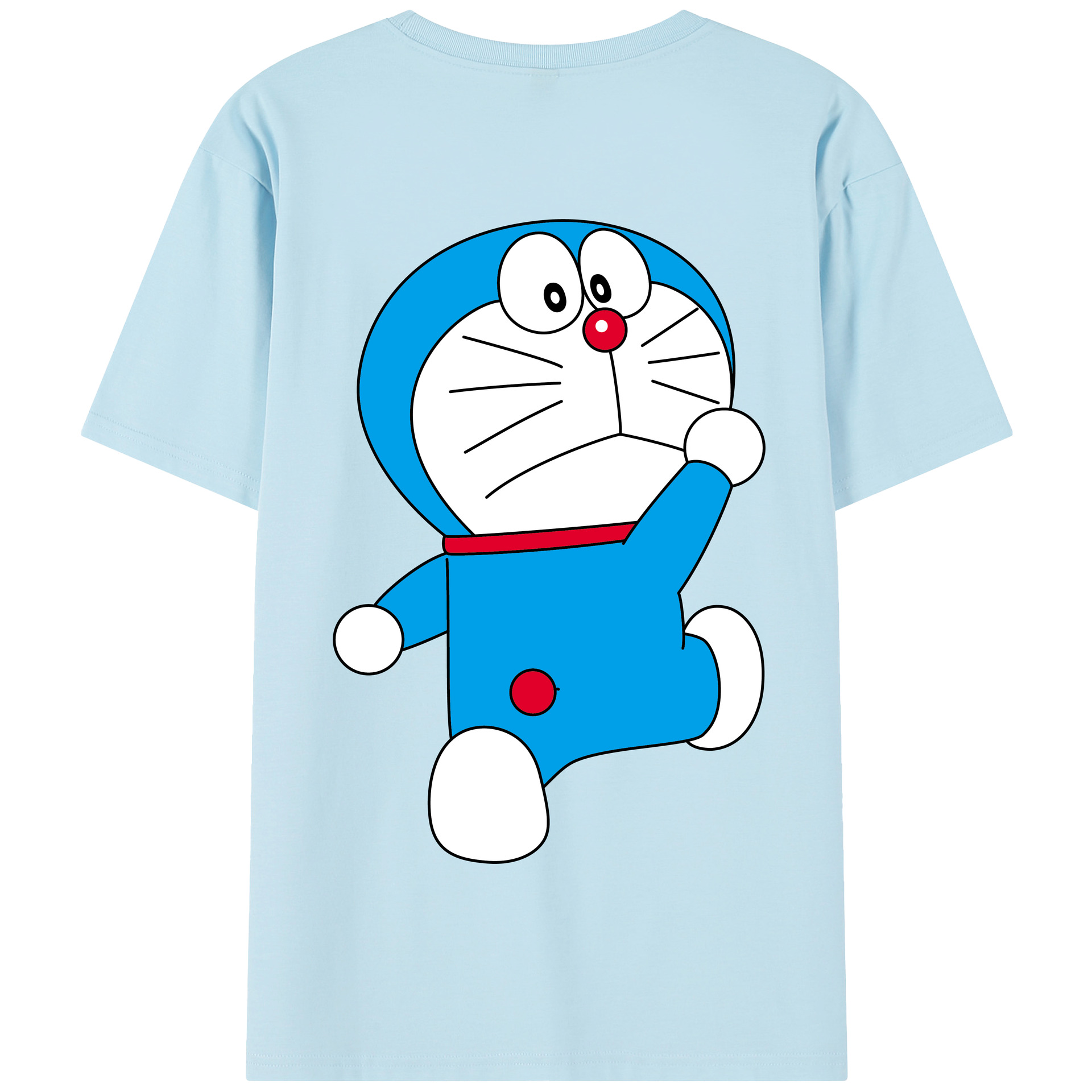 （画像用） ドラえもん Doraemon 綿100％半袖Tシャツ（背面プリント）